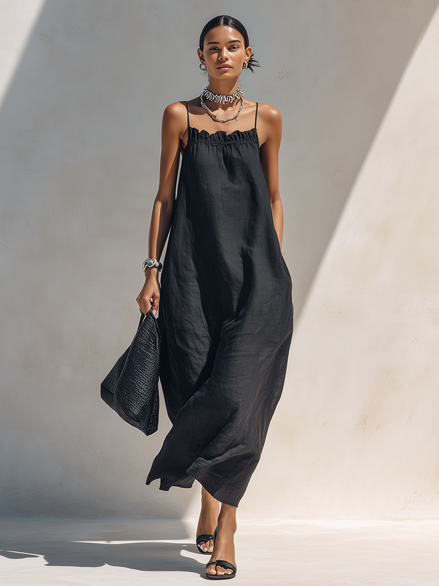 VERA | Effortless Sleeveless Long Maxi Dress