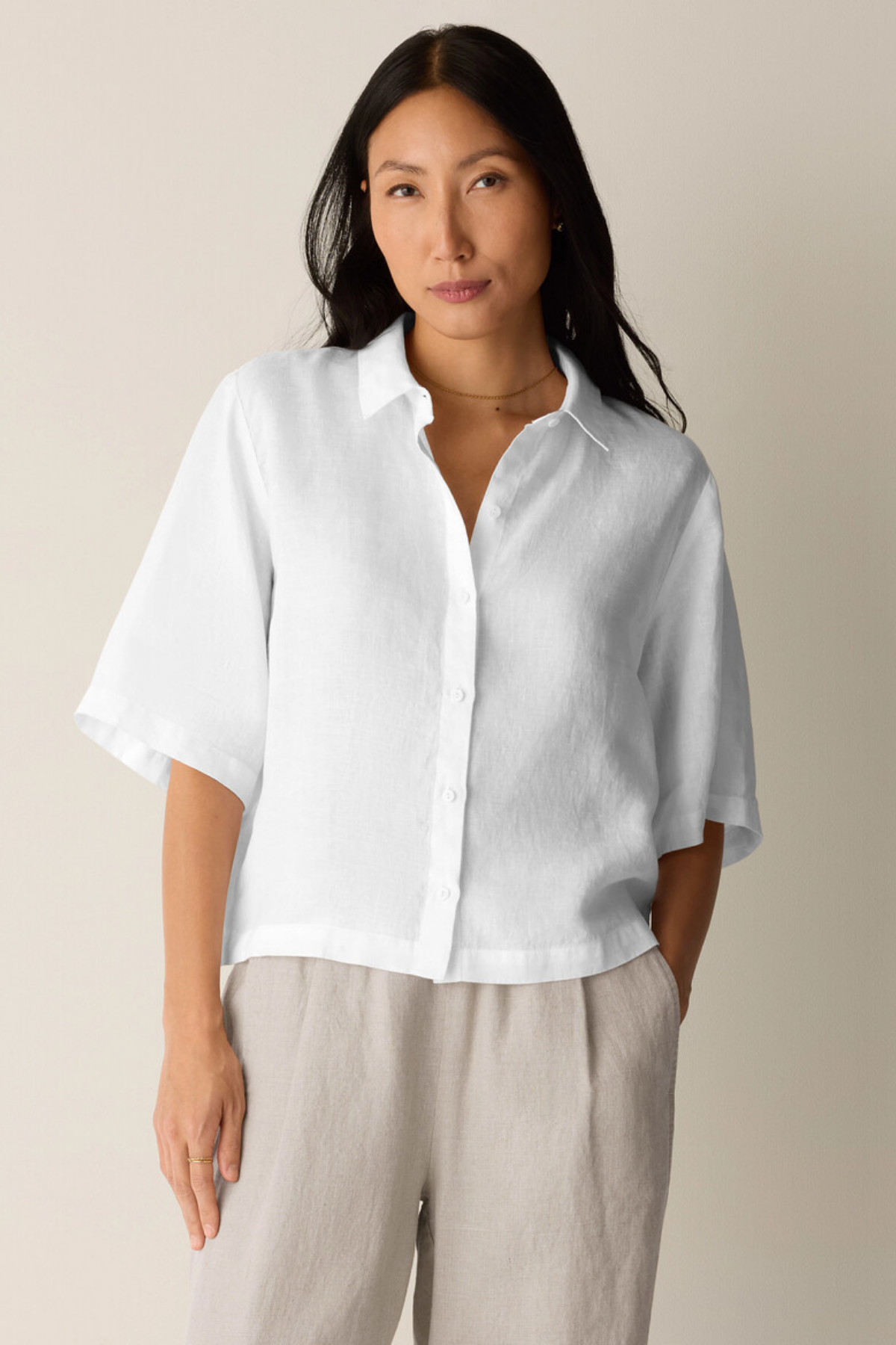 Organic Handkerchief Linen Shirt