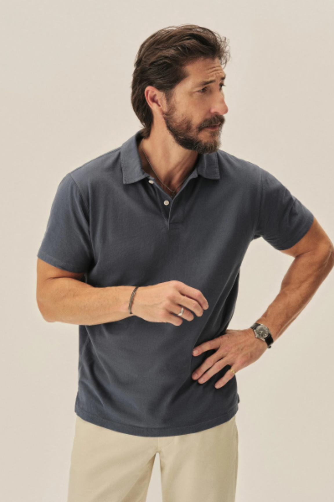Short Sleeve Cotton Polo Shirt