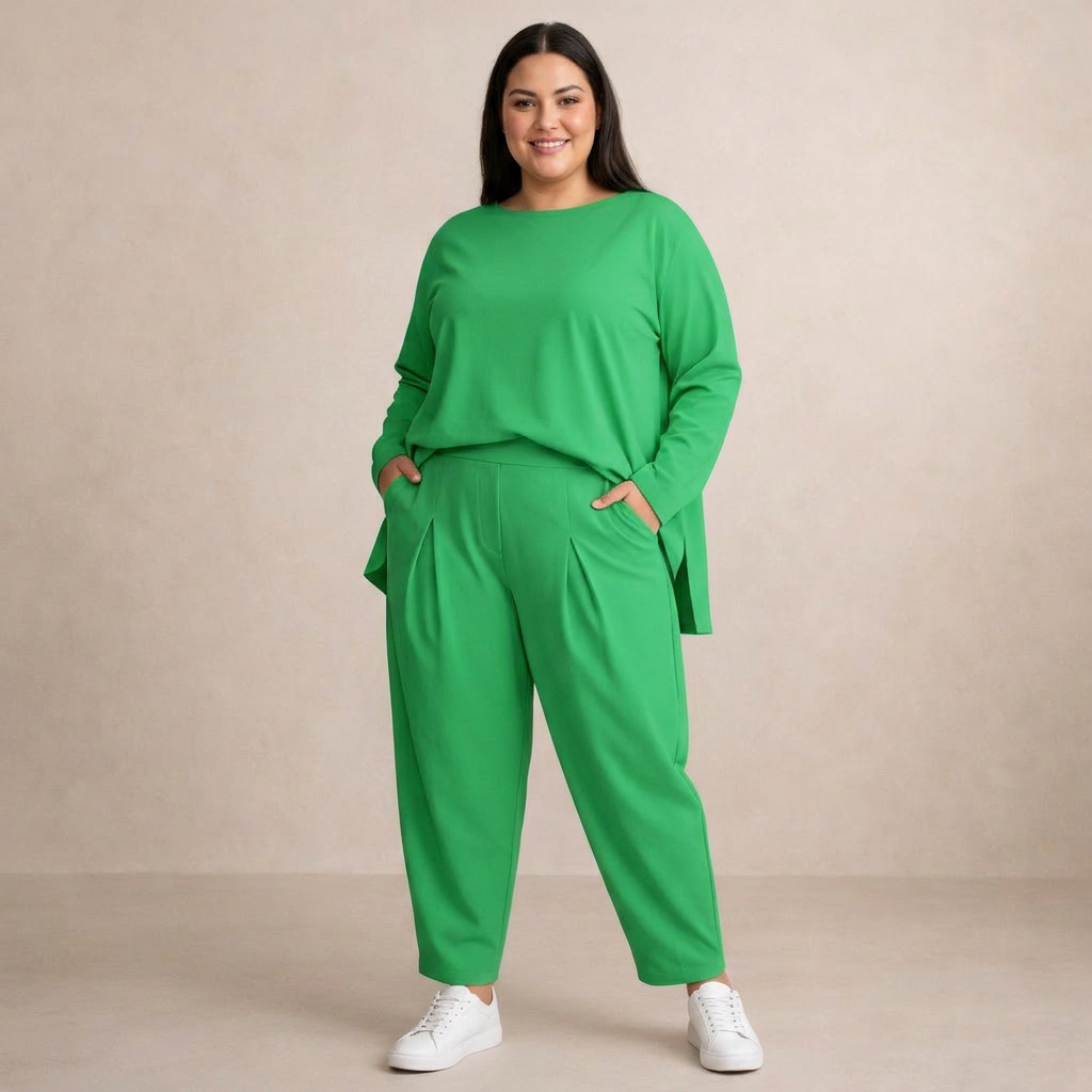 Elżbieta | Minimalist Set - Plus size model