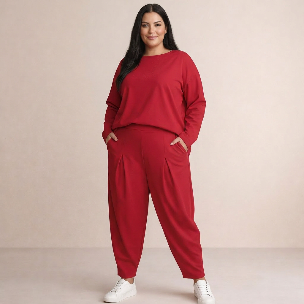 Elżbieta | Minimalist Set - Plus size model