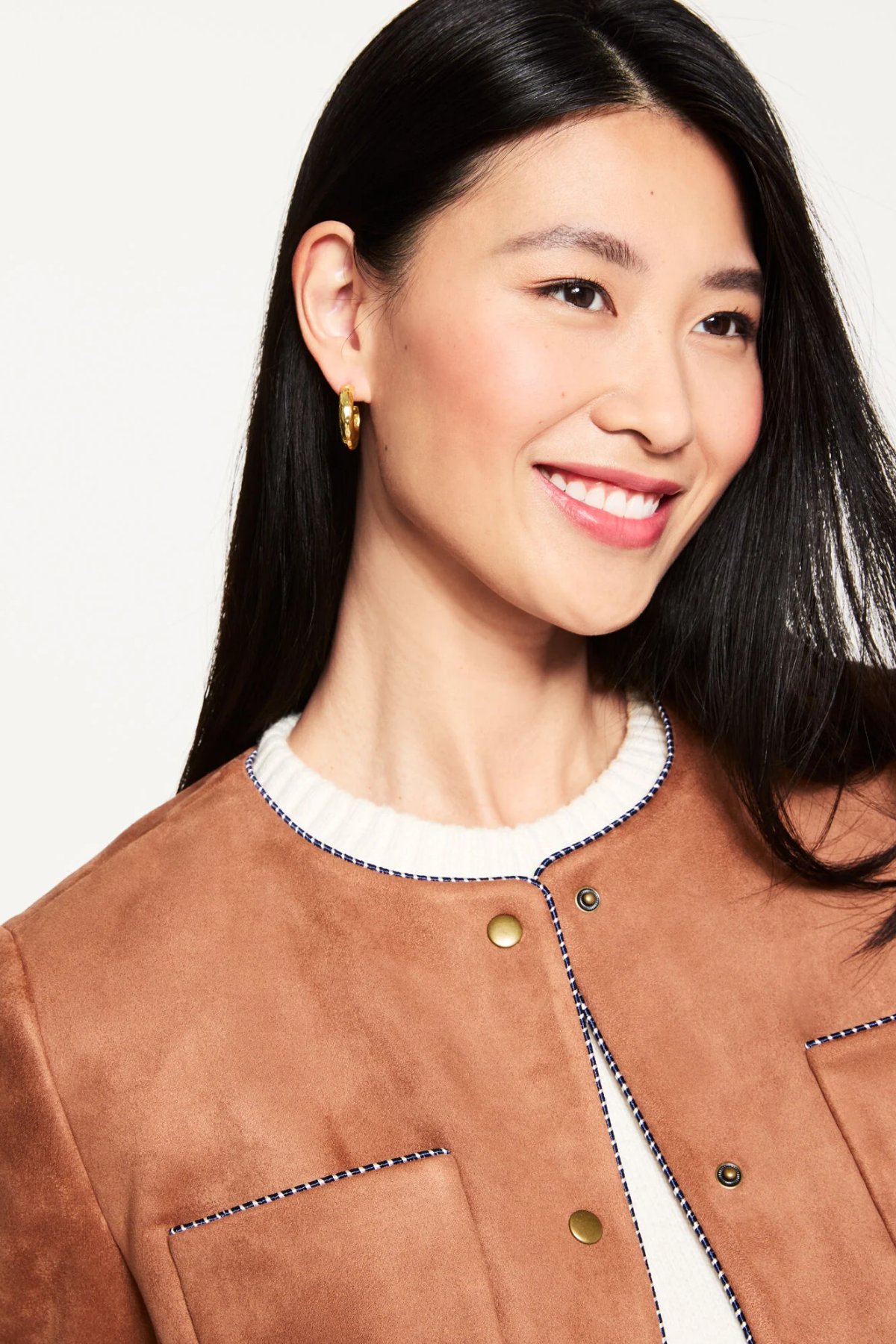 Faux Suede Jacket