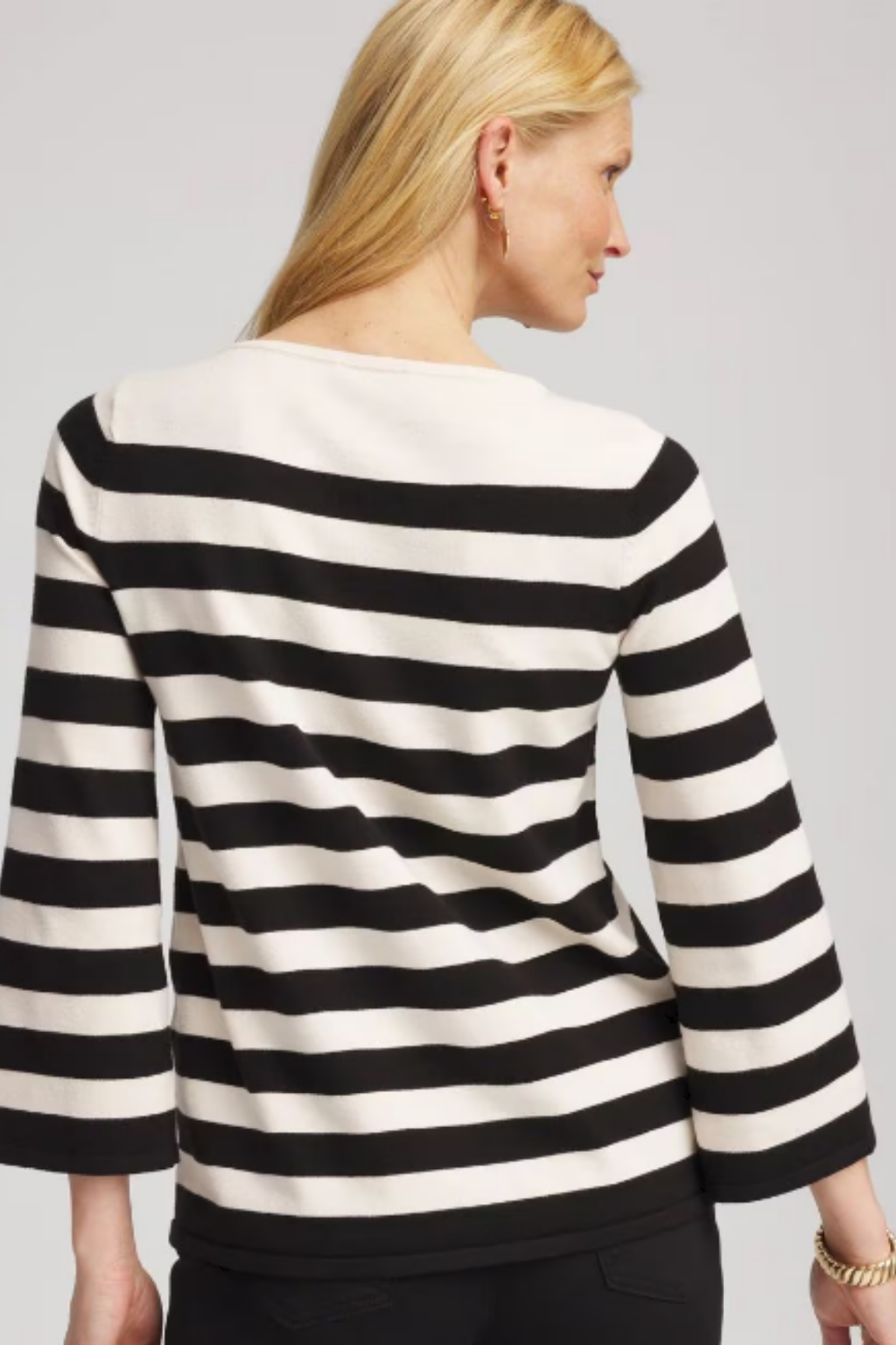 Striped Pullover Heart Design