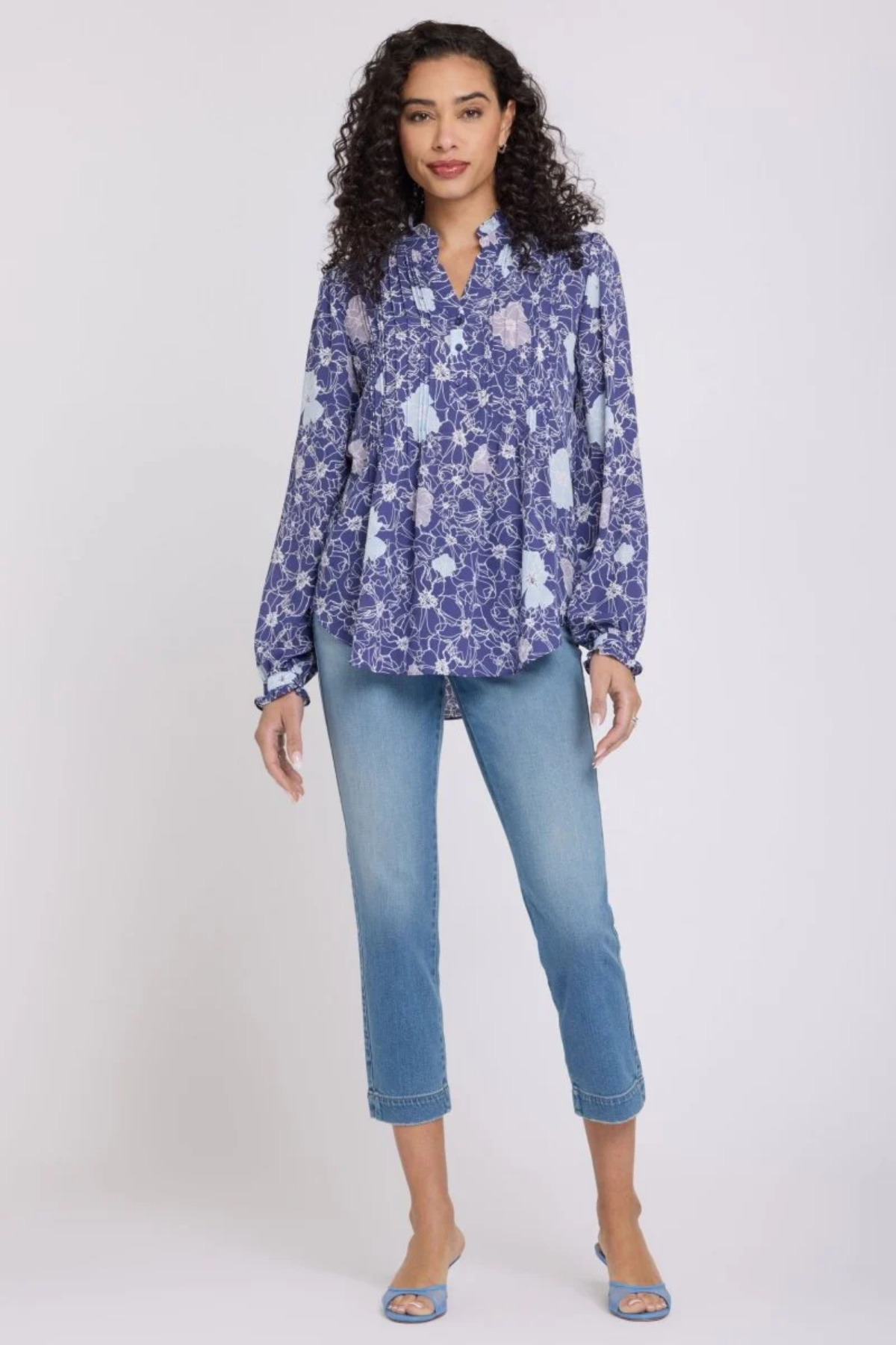 Pleated Front Tunic