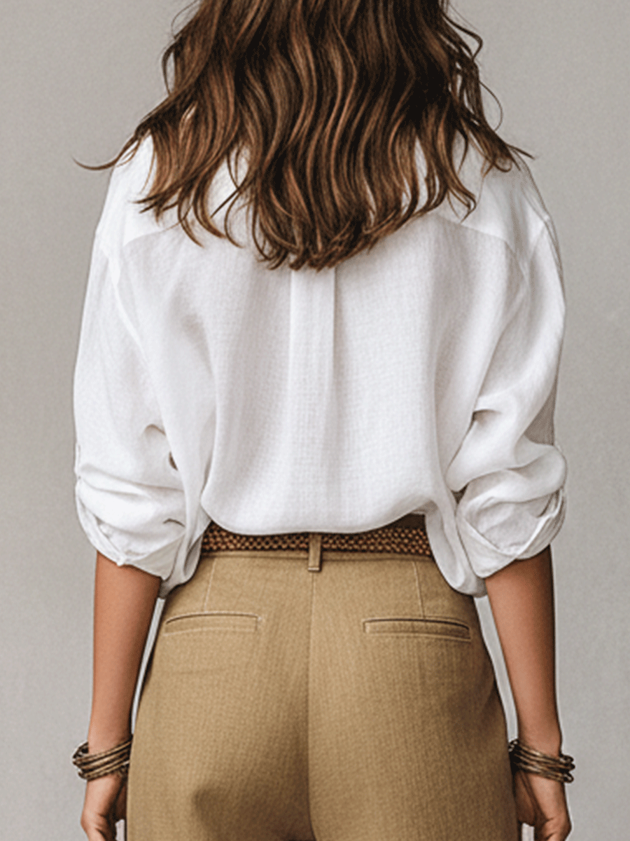 Bohemian Effortless White Blouse