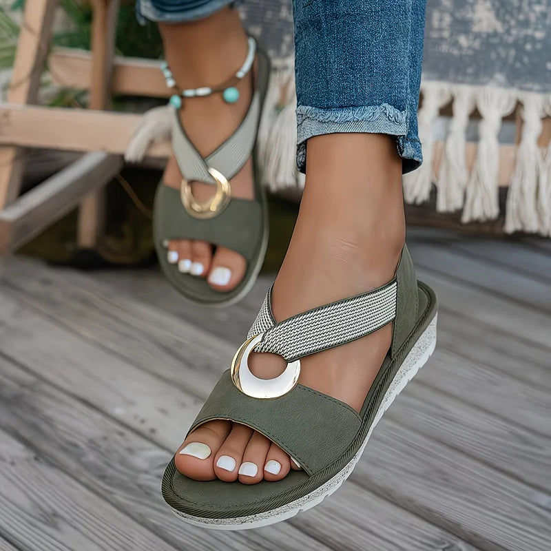LUNA | Coastal Slide Sandals