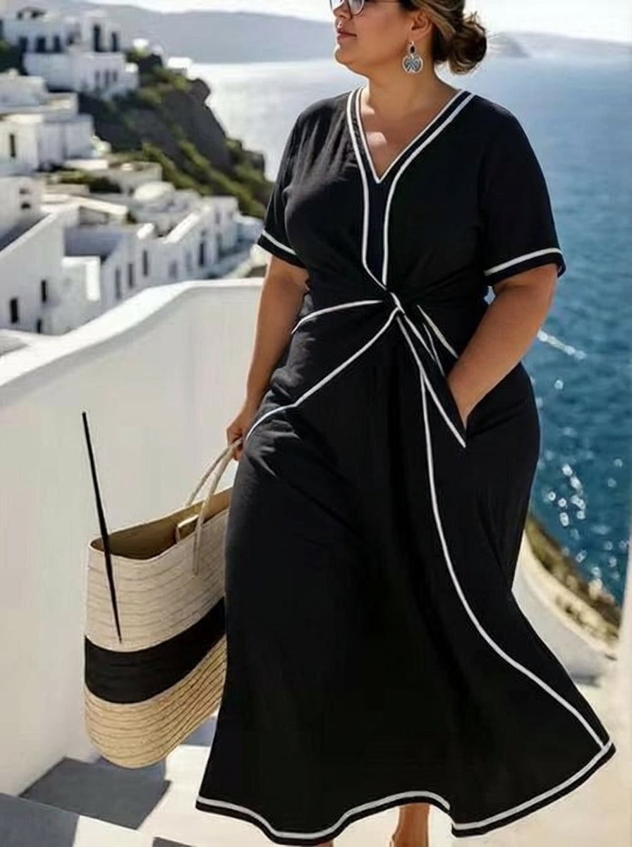 Erykah | Elegant Dress - Plus size model