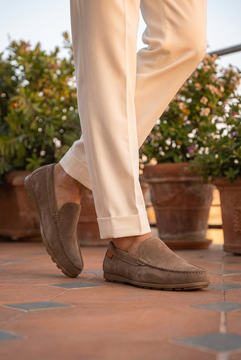 Suede Loafers