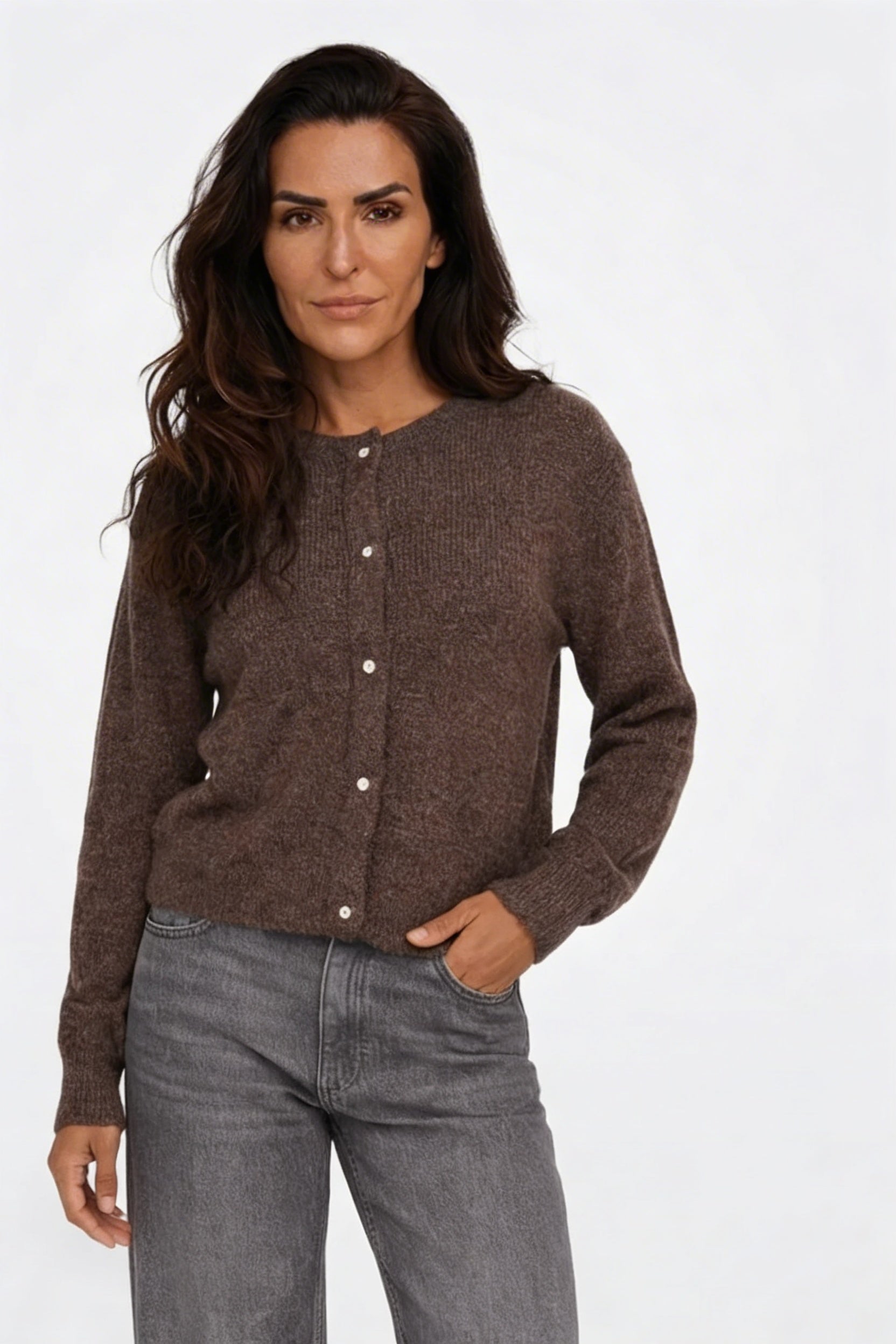 Knitted Button Cardigan