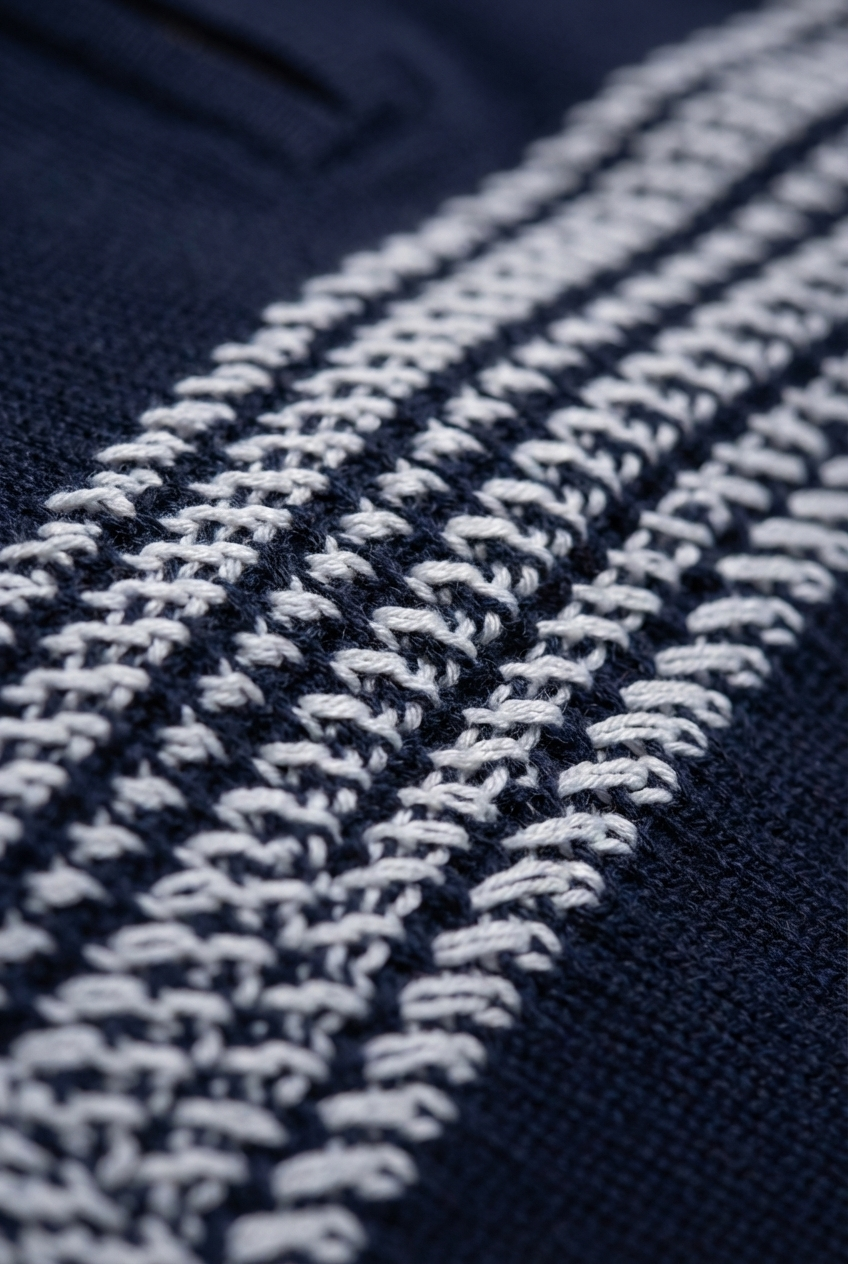 Stripe Quarter-Zip Sweater