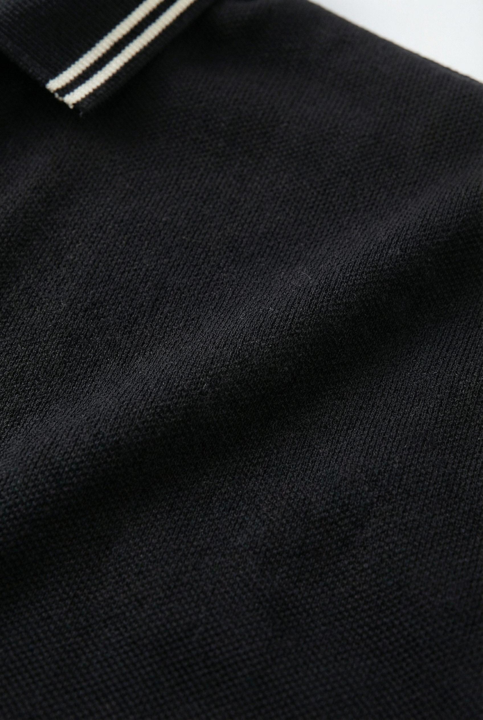 Knit Collar Polo