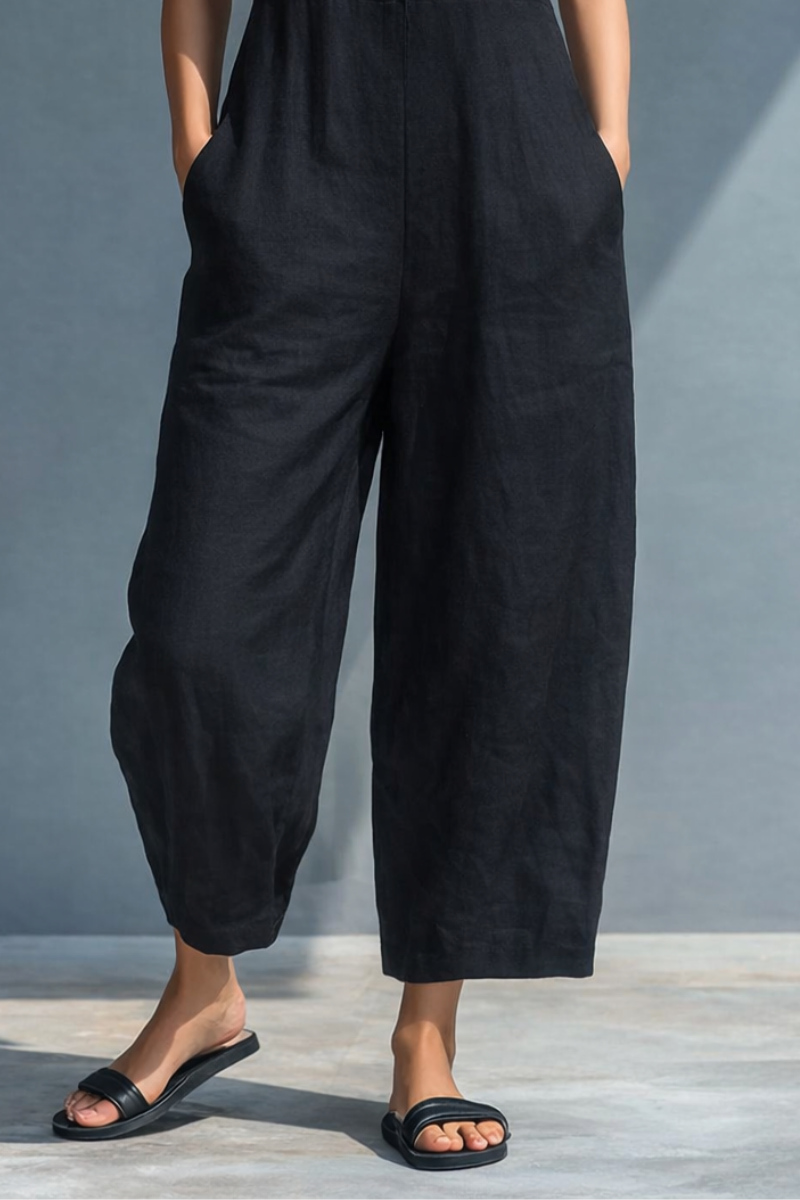 LOTTE | Sleeveless Minimalist Wide-leg Jumpsuit