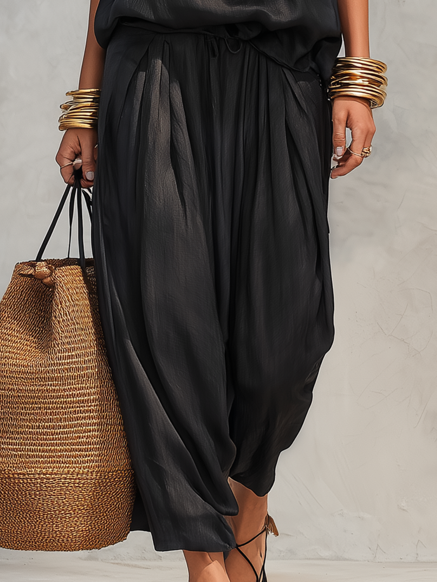 Nomadic Drape trousers Set
