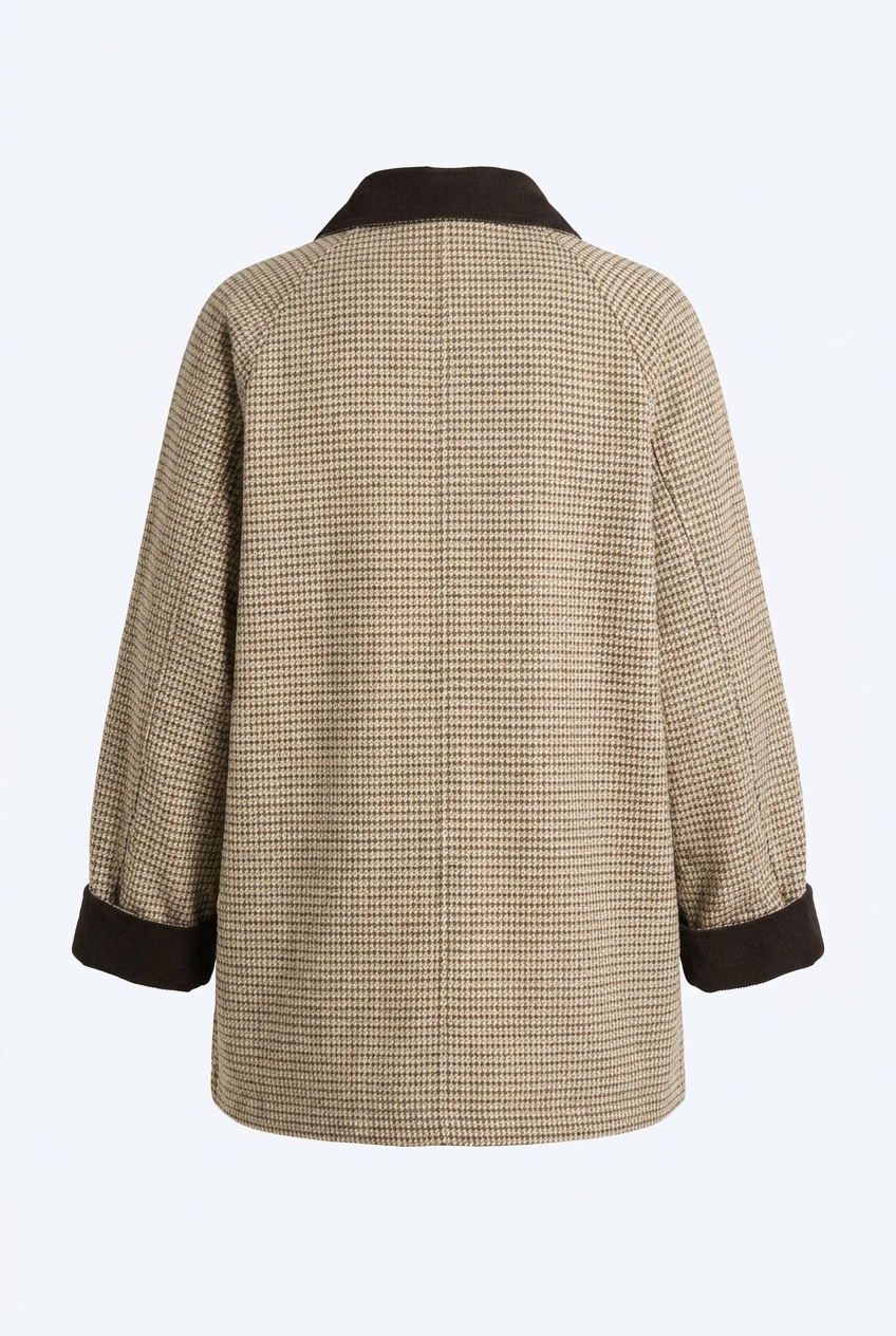 Lightweight Houndstooth Spring Jacket
