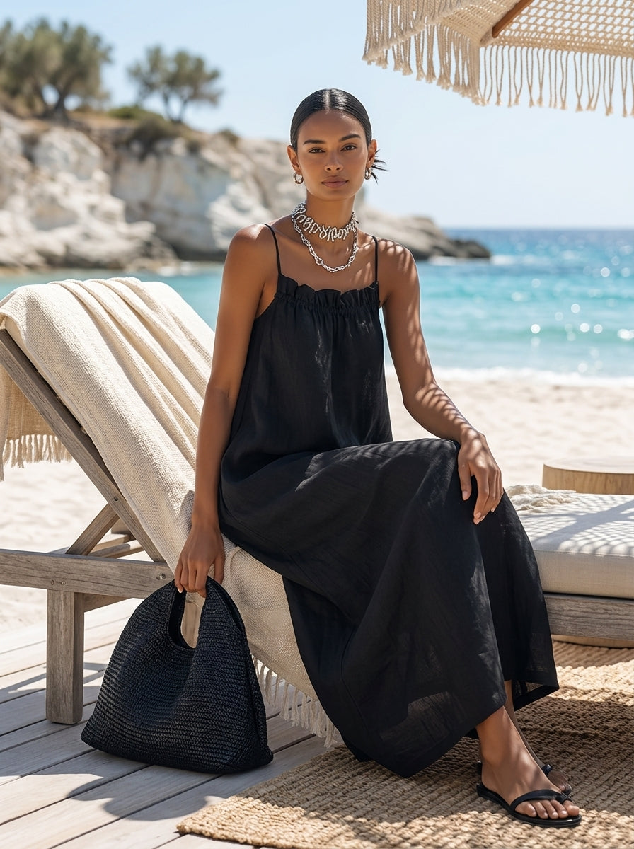VERA | Effortless Sleeveless Long Maxi Dress