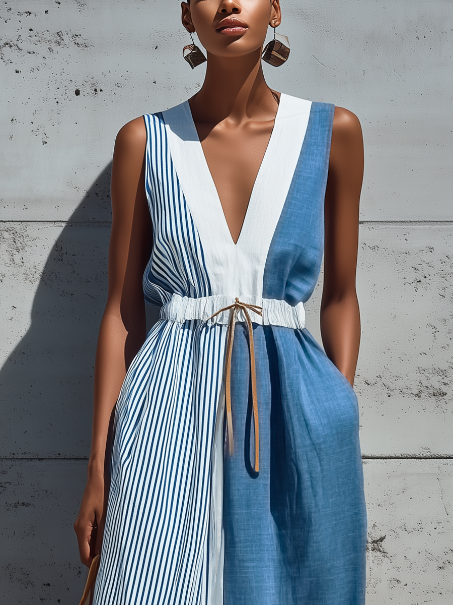 ISLA | Effortless Coastal Maxi Dress with Pockets
