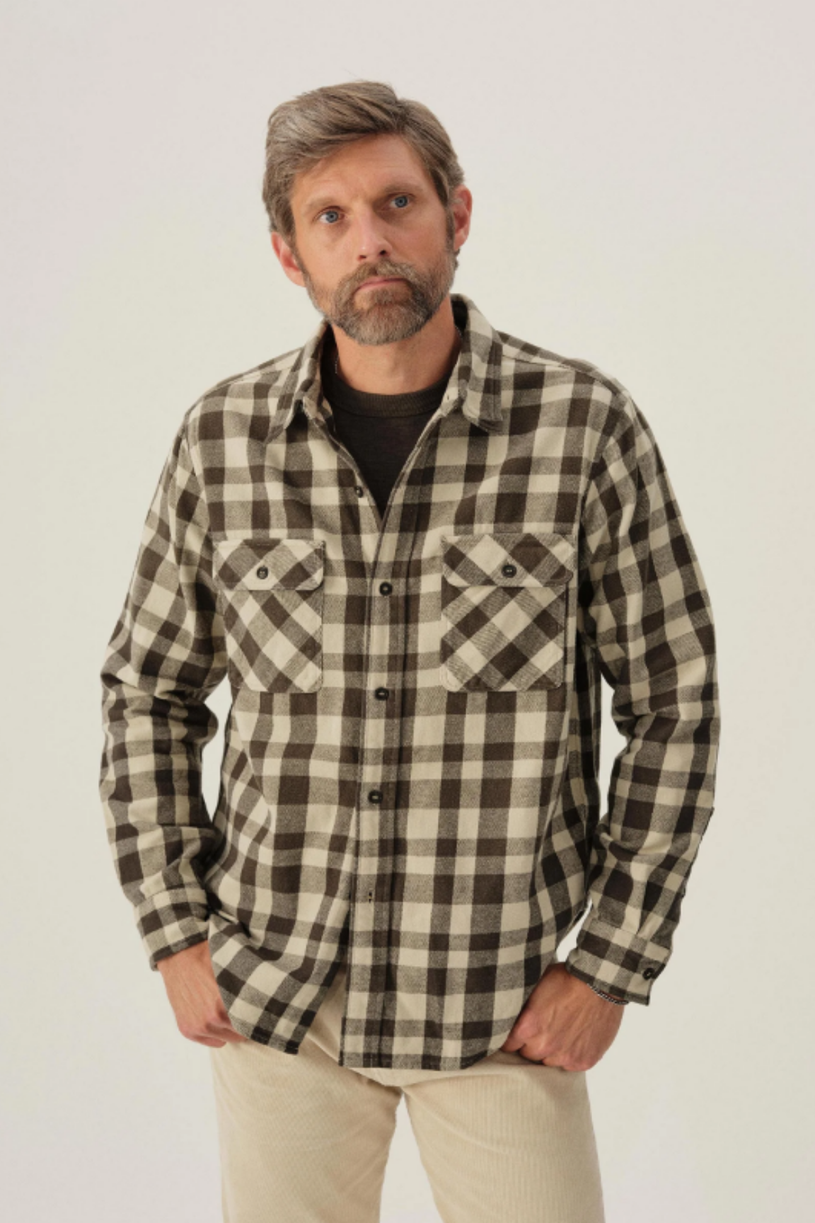 Flannel 2 Pocket Multi Color Shirt