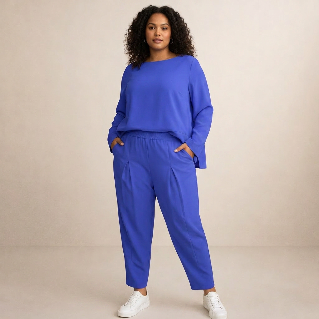 Elżbieta | Minimalist Set - Plus size model