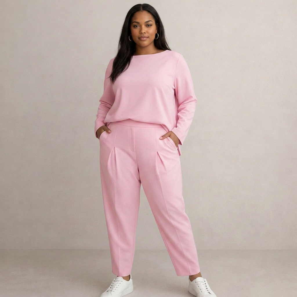 Elżbieta | Minimalist Set - Plus size model