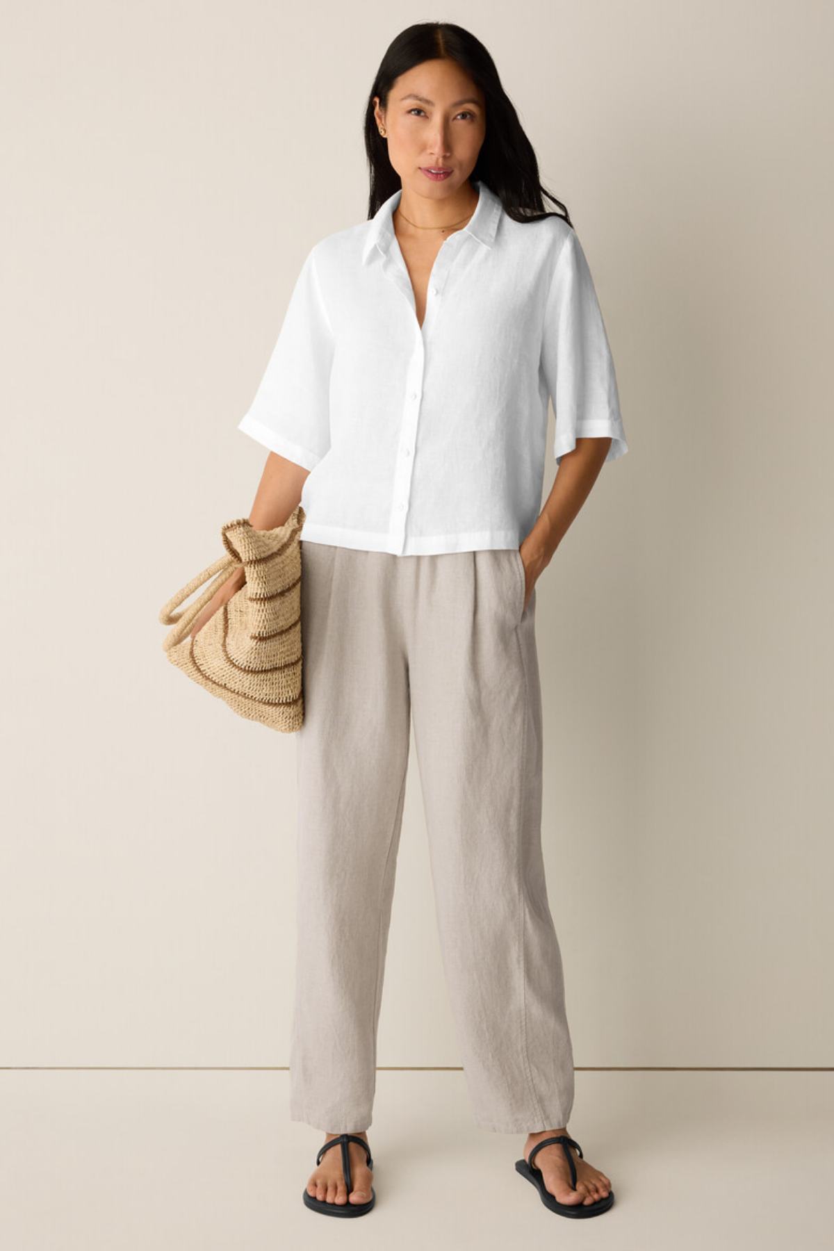 Organic Handkerchief Linen Shirt