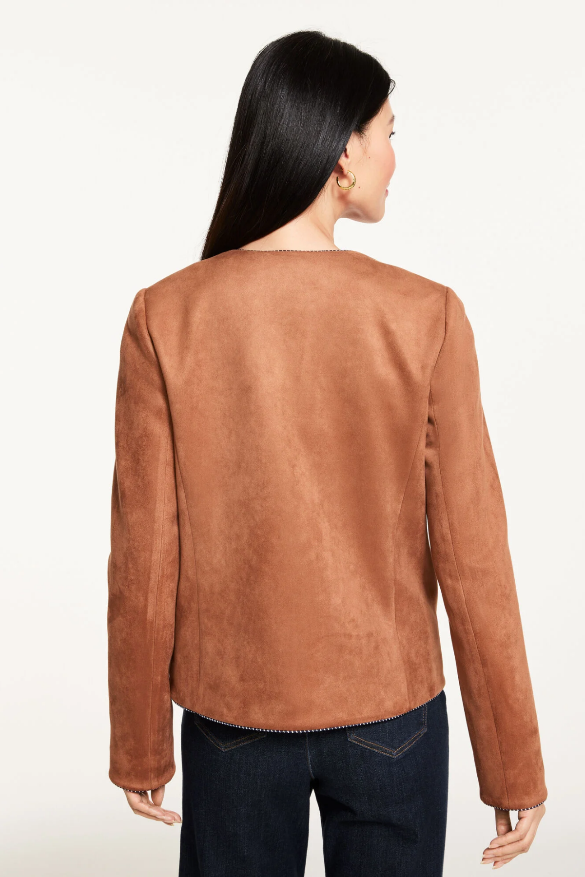 Faux Suede Jacket