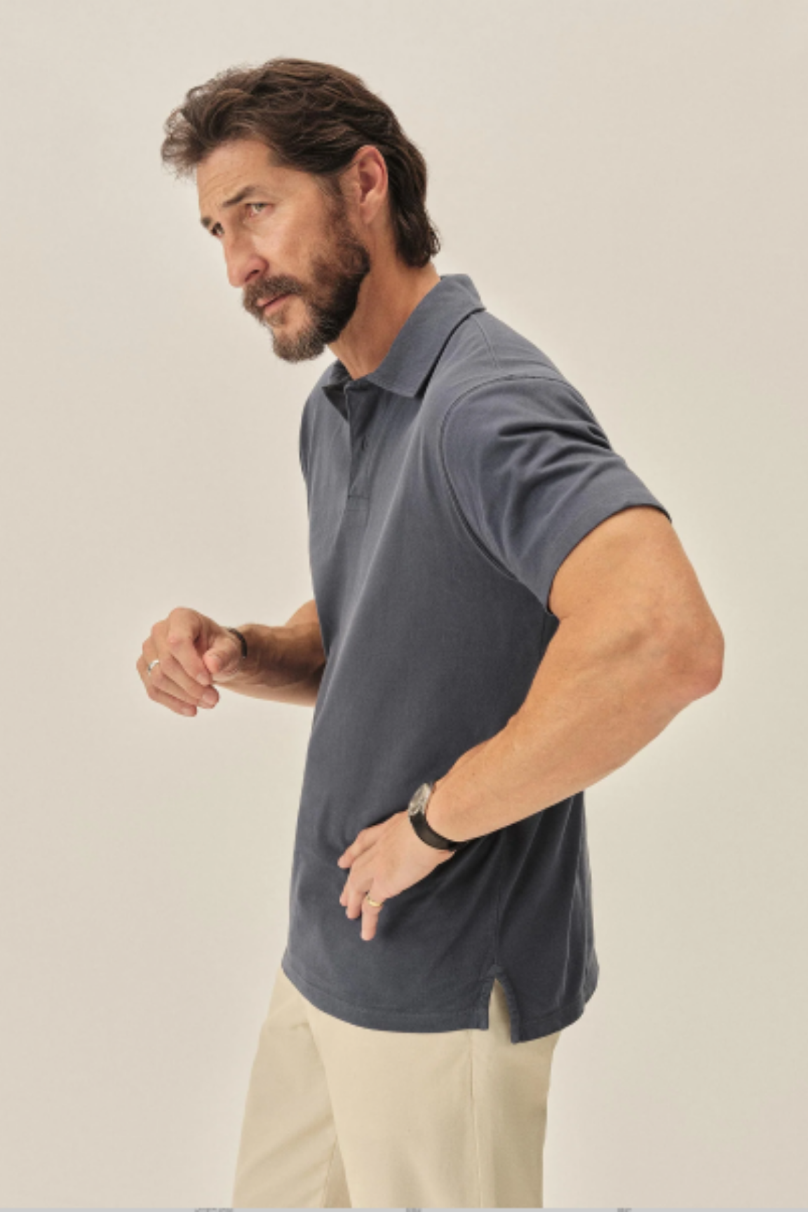 Short Sleeve Cotton Polo Shirt