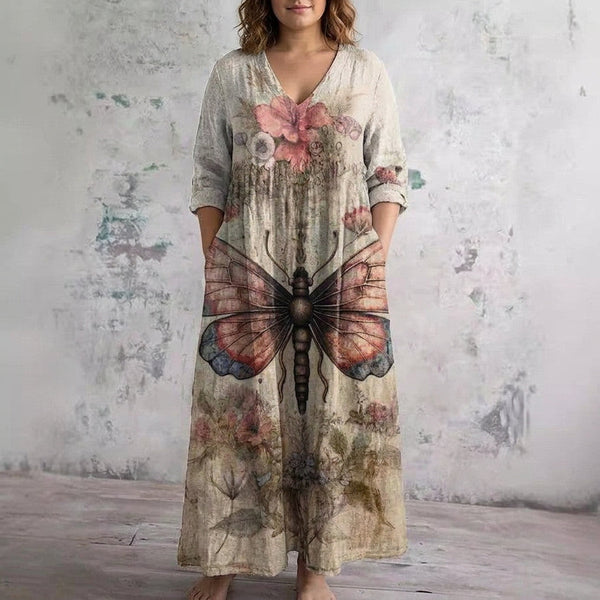 Seraphina | Butterfly Bloom Maxi Dress