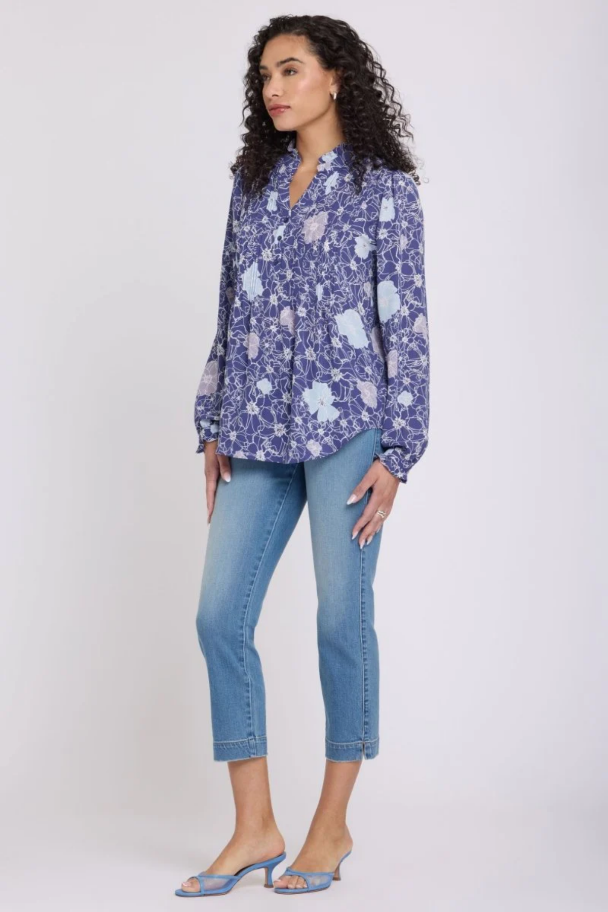 Pleated Front Tunic