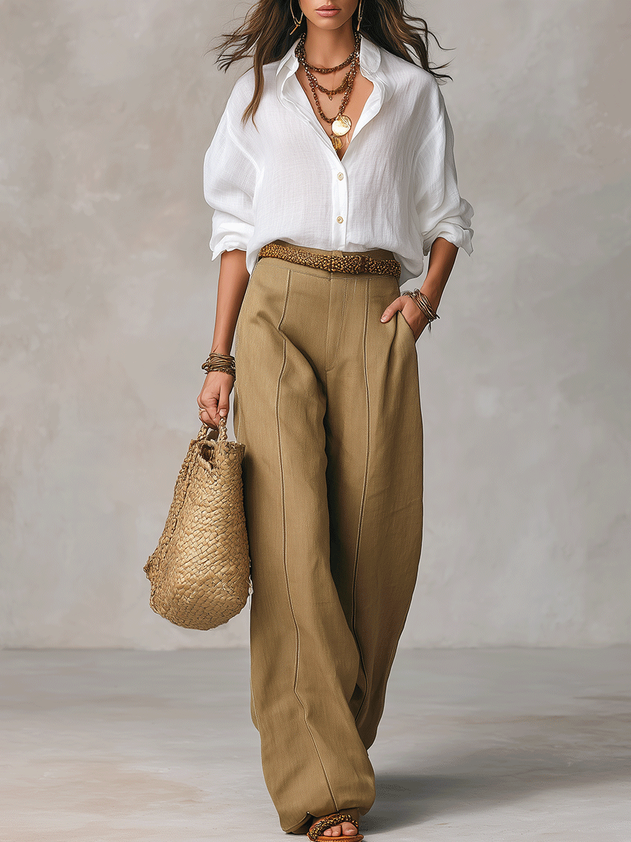 Bohemian Effortless White Blouse