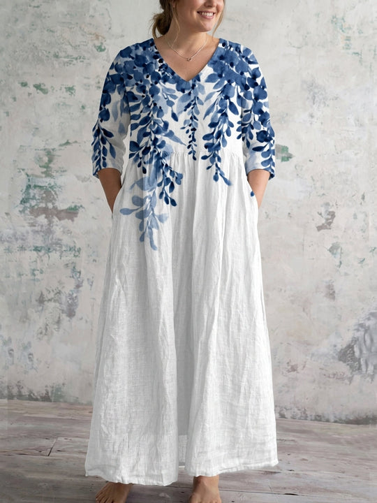 Celestia | Blue Willow Maxi Dress