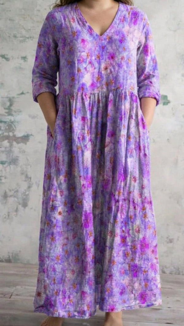 Lilavelle | Lavender Bloom Maxi Dress