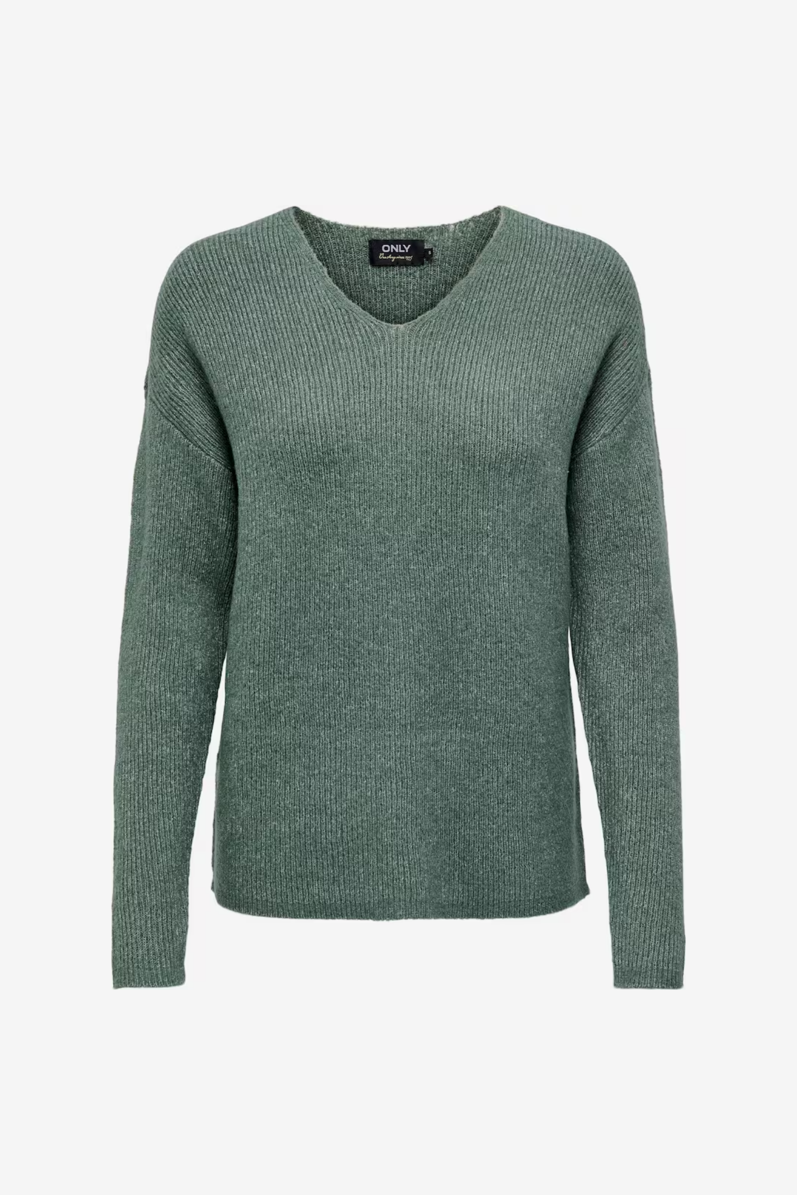 Ribbed V-Neck Sweater