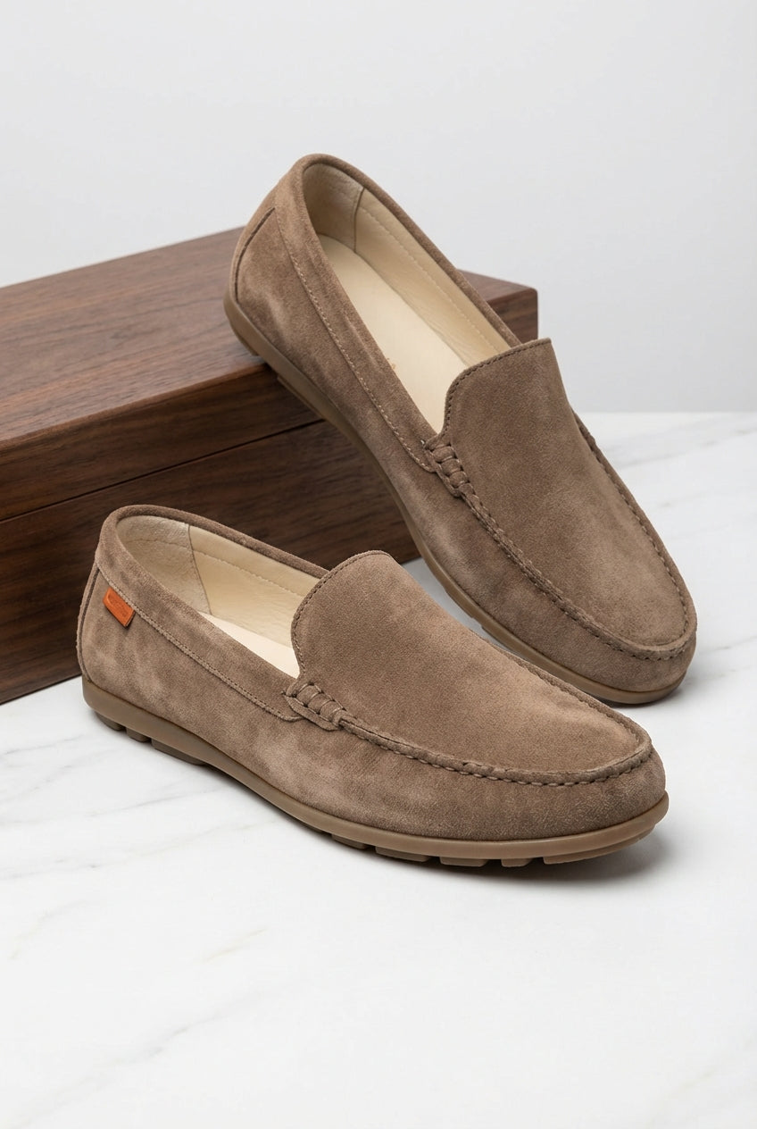 Suede Loafers