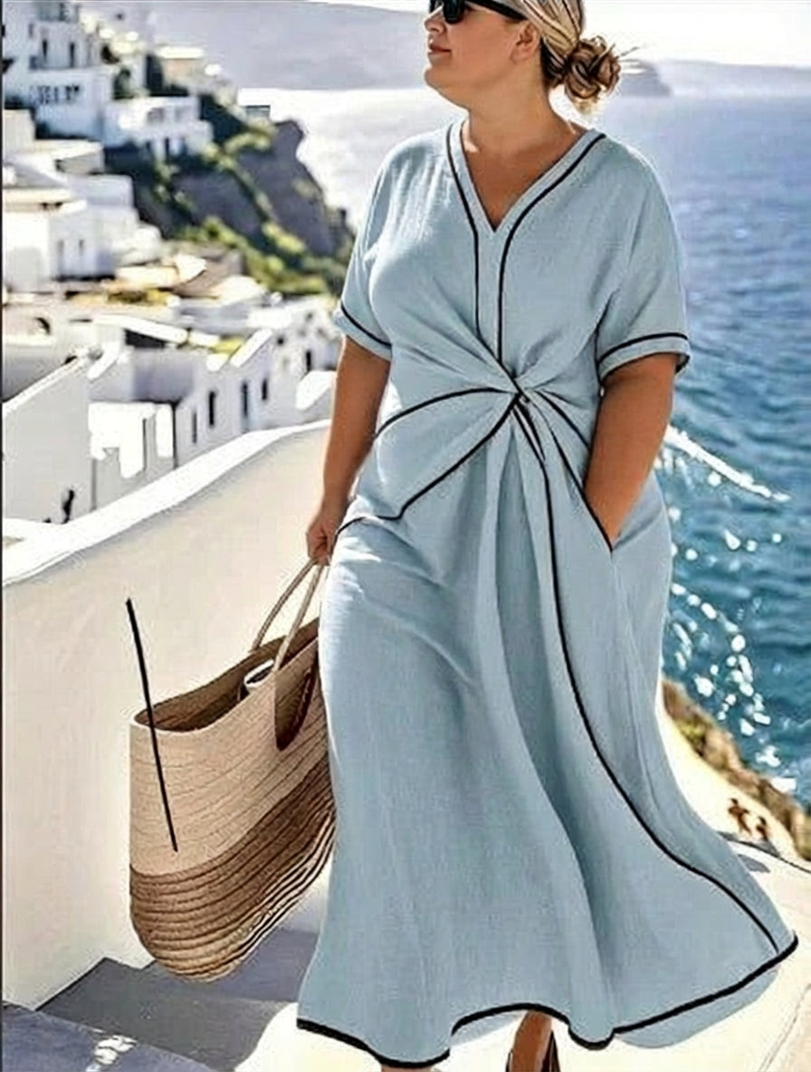 Erykah | Elegant Dress - Plus size model