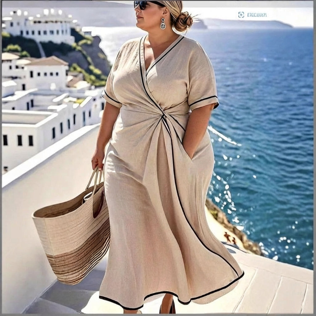 Erykah | Elegant Dress - Plus size model