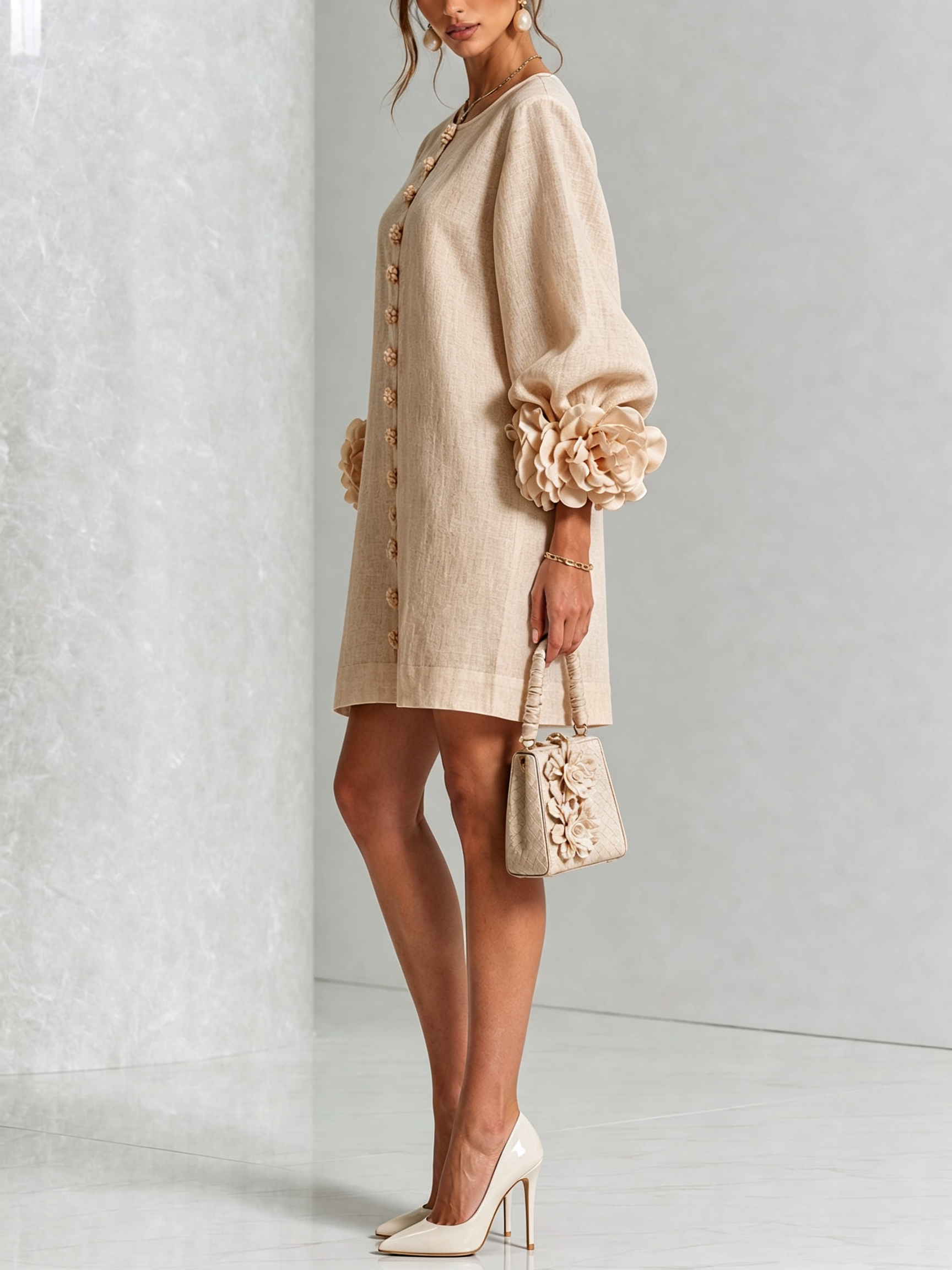 MABEL | Relaxed Round Neck Mini Dress