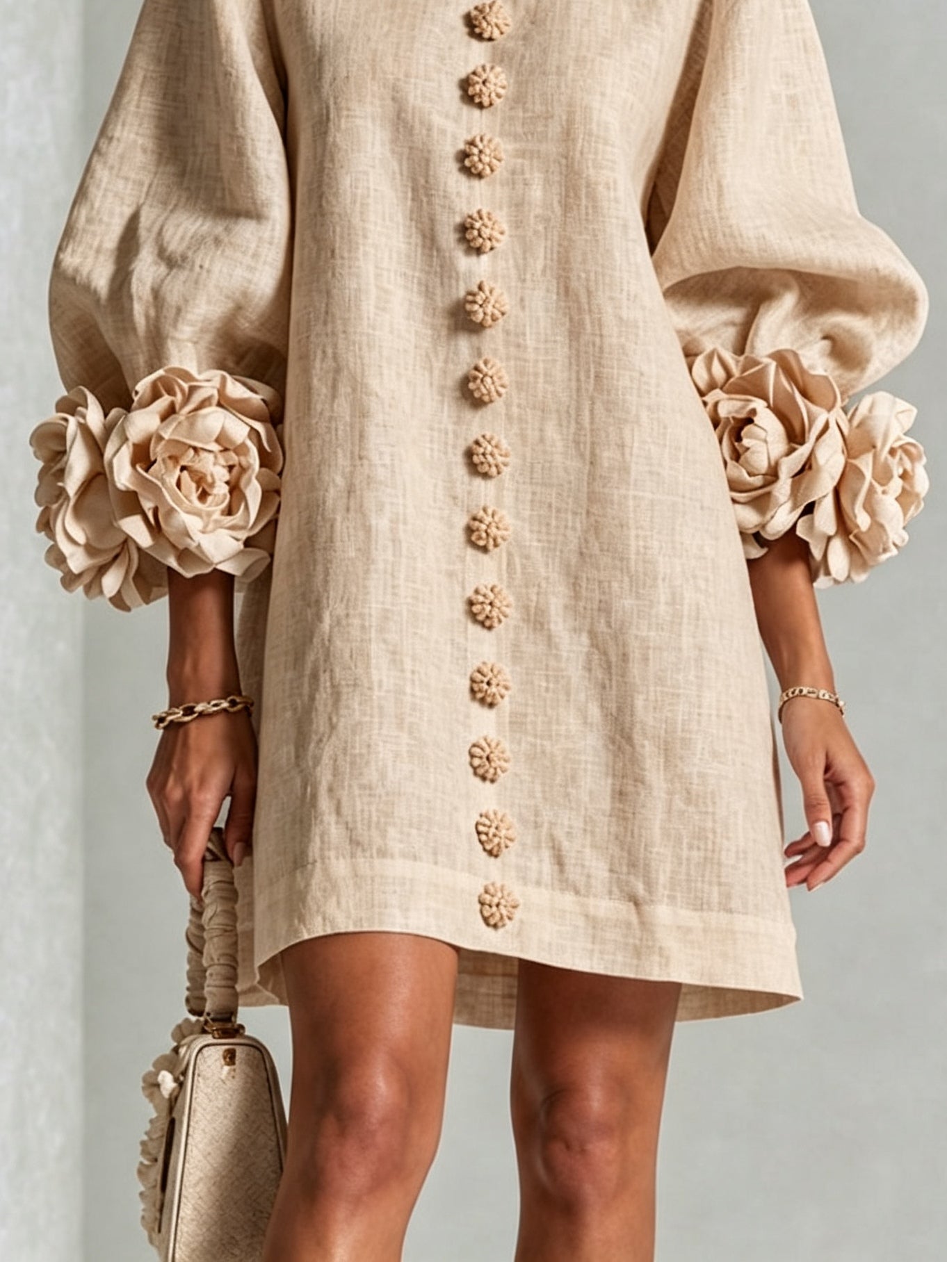 MABEL | Relaxed Round Neck Mini Dress