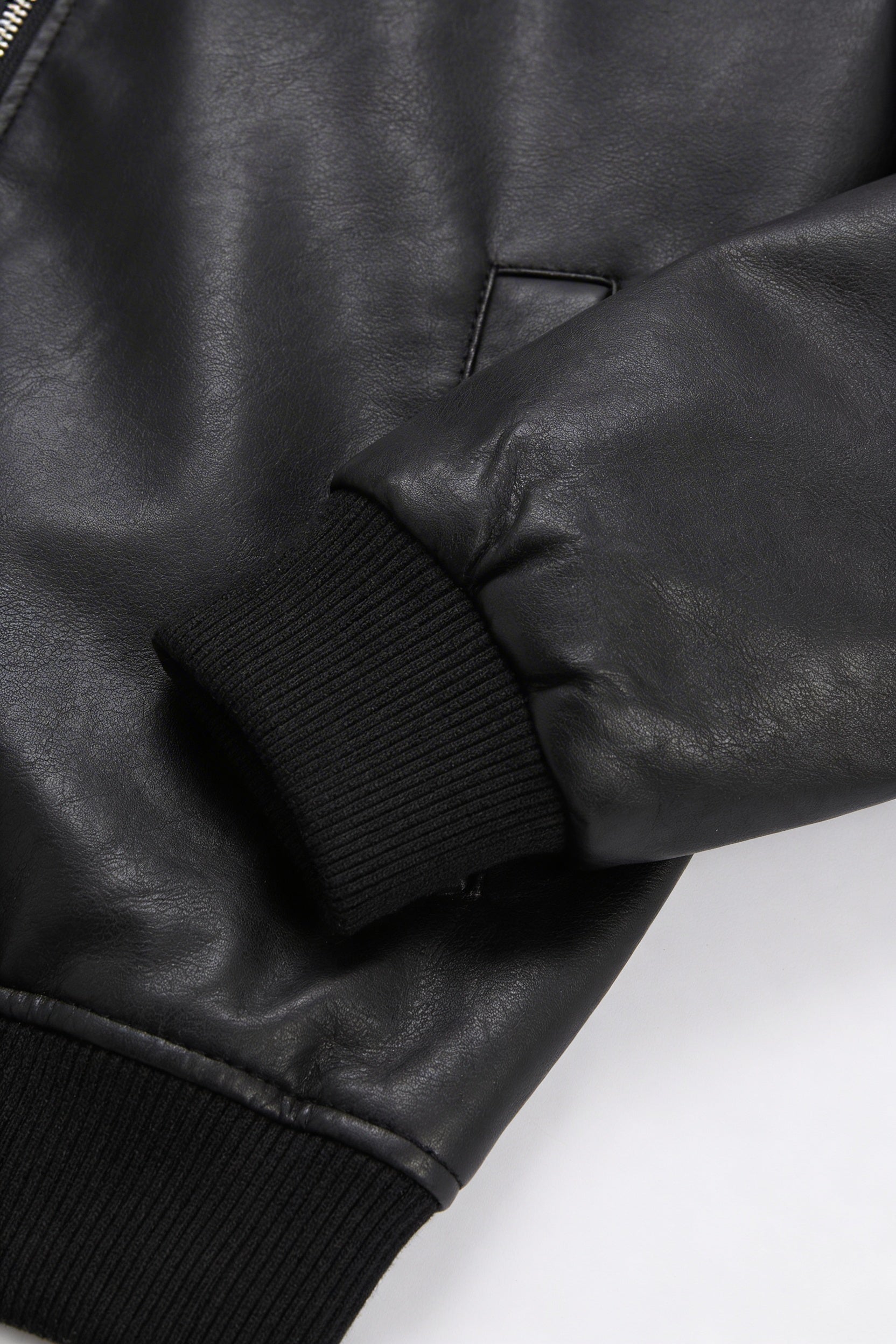Leather Bomber Jacket