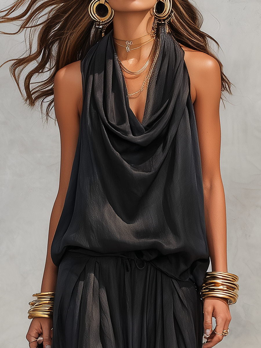 Nomadic Drape trousers Set