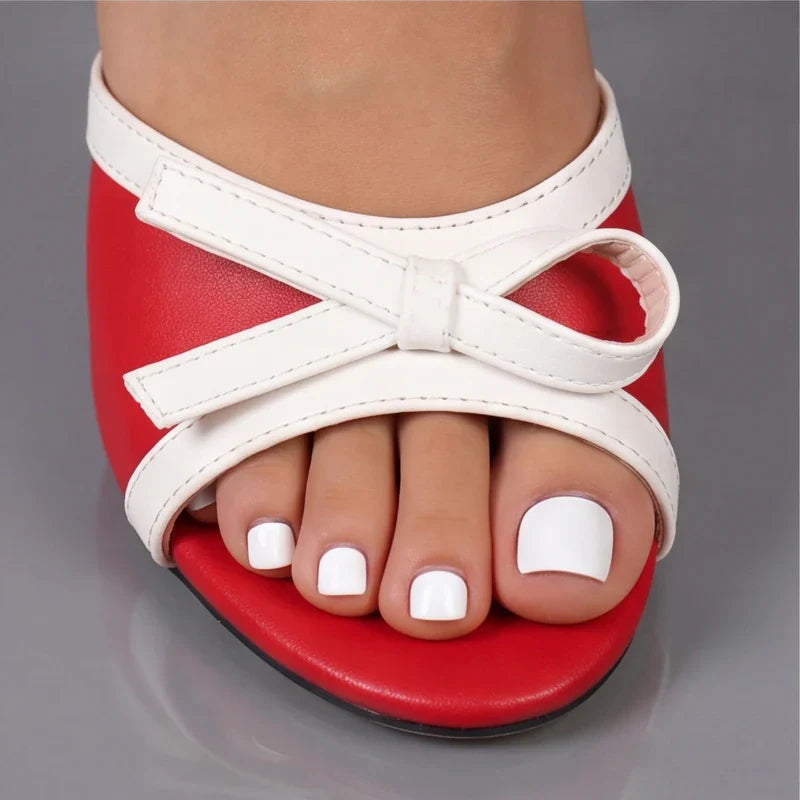 Valentina Ribbon Heels
