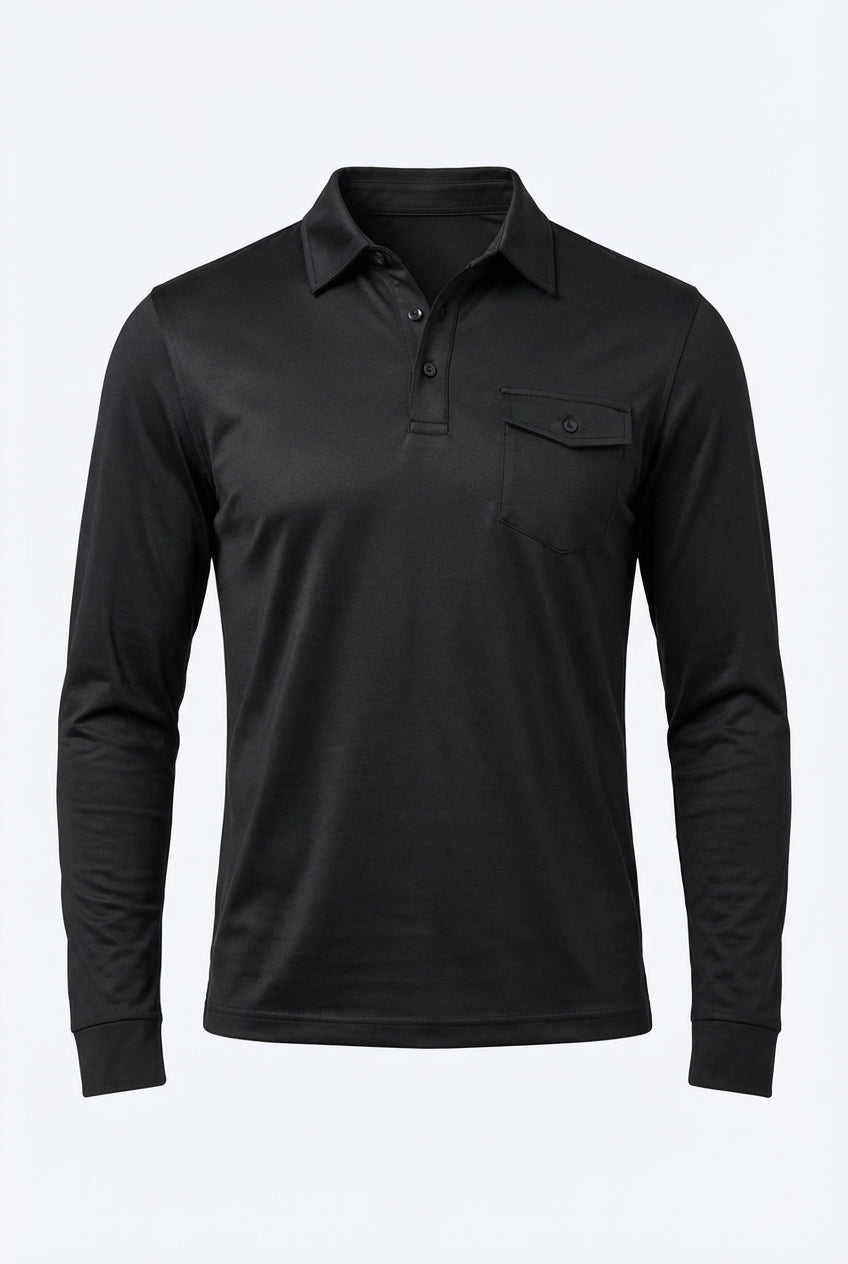 Long Sleeve Polo Shirt